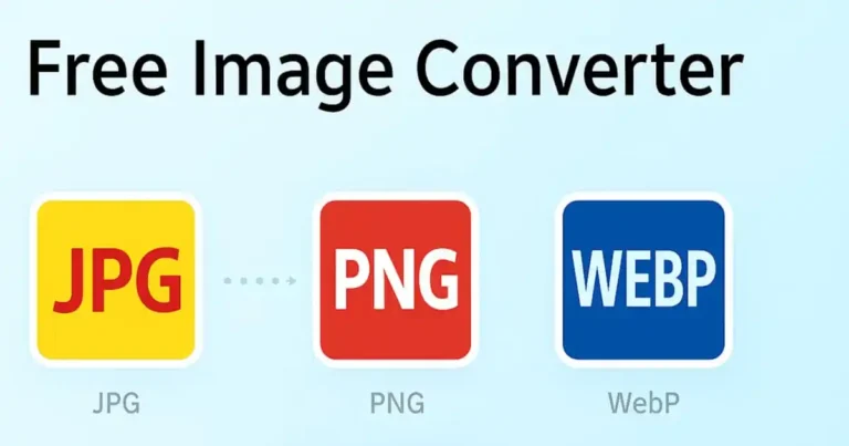 Free online image format converter tools