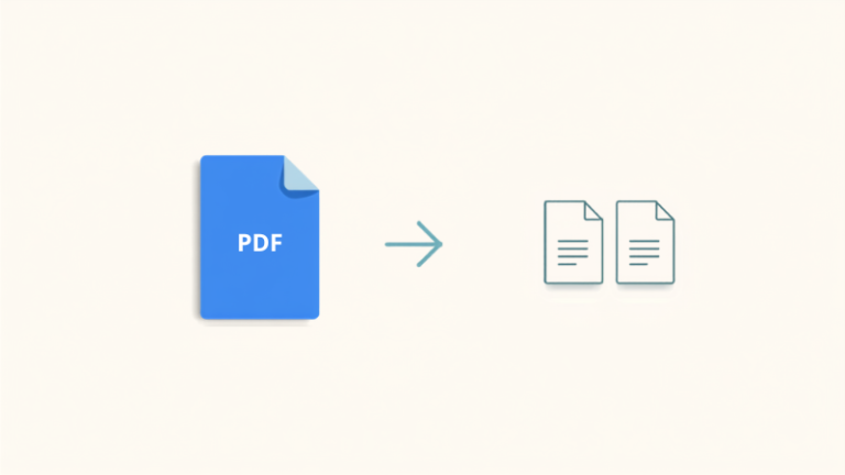 Split PDF tool icon